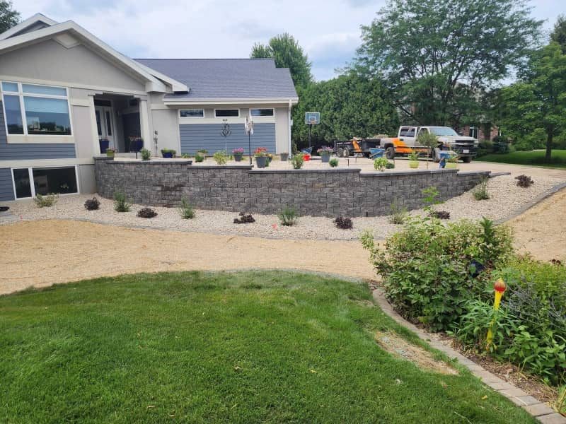Western Landscape Retaining Walls project