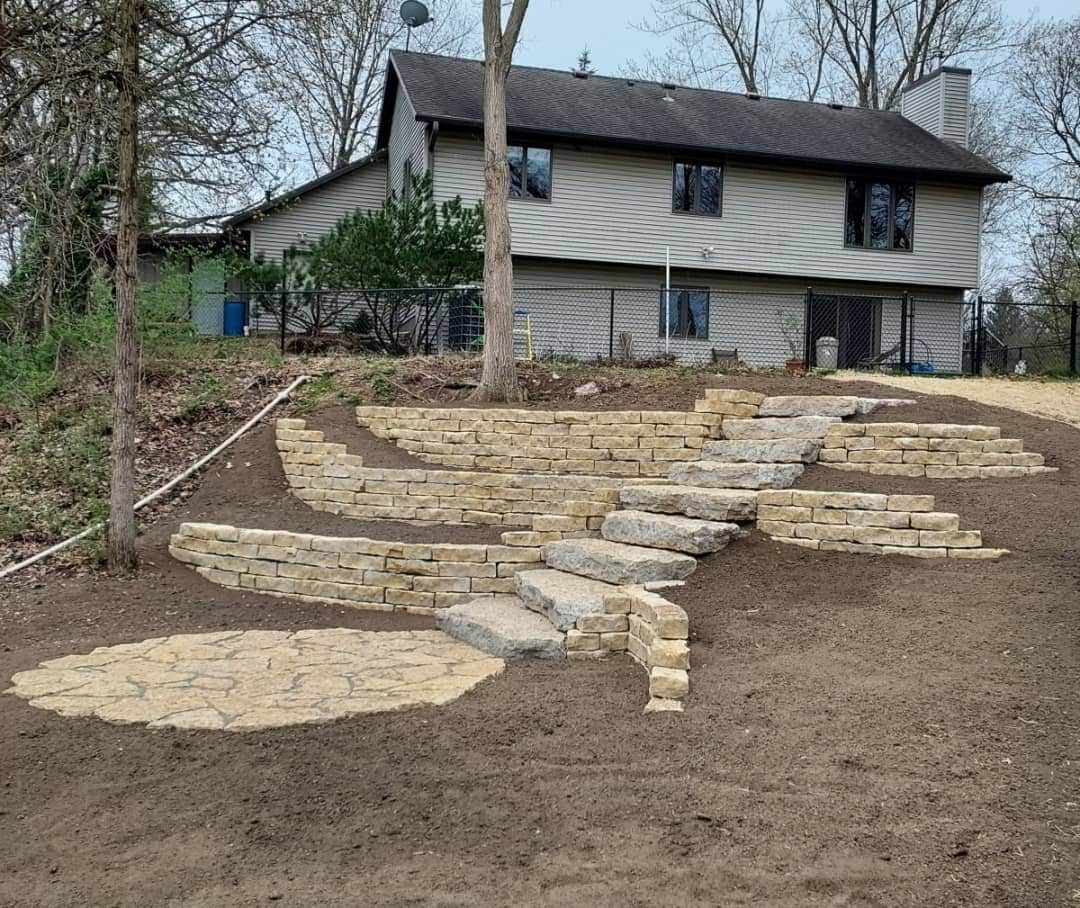 Western Landscape Retaining Walls project