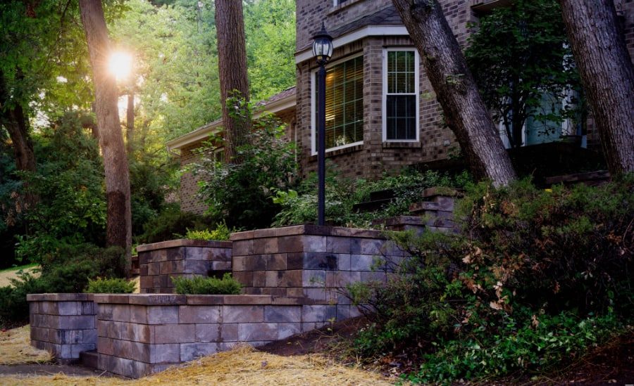 Western Landscape Retaining Walls project