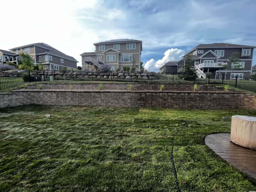 Western Landscape Retaining Walls project